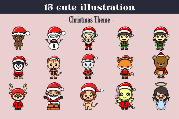 15 Cute Illustration Christmas Theme for Branding and Marketing