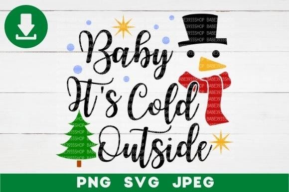 Baby It s Cold Outside SVG Illustrations for Branding