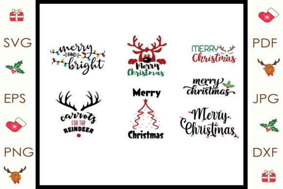 Christmas Bundle Svg: A Festive Illustration Asset for Design Projects