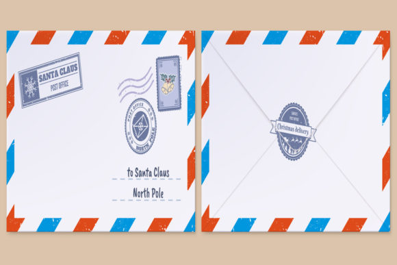Christmas Santa Claus Letter Illustration Review