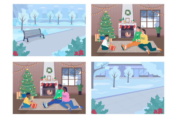 Christmas Time Vector Illustration Set Review