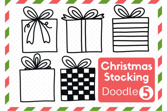 Doodle Christmas Gift Set3 Illustrations