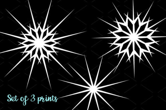 Snowflakes Bundle Christmas Winter Illustrations